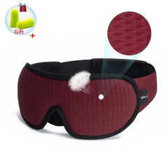 3D Contoured Sleeping Mask – 100% Blackout Soft Breathable Eye Mask for Travel & Night Sleep