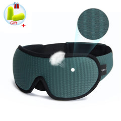 3D Contoured Sleeping Mask – 100% Blackout Soft Breathable Eye Mask for Travel & Night Sleep