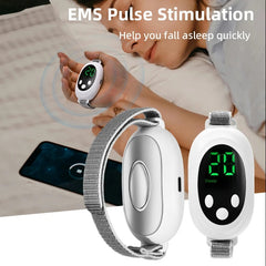 Microcurrent Sleep Aid Device – EMS Palm Pulse Sleep Instrument for Insomnia, Stress & Anxiety Relief