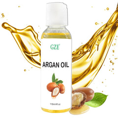 🌿 GZE Organic Moroccan Argan Oil – 100% Pure Cold Pressed Virgin Argan Oil | Premium Moisturizer for Hair, Face, Body & Scalp