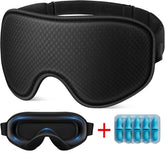 3D Blackout Sleep Mask – Soft Breathable Eye Mask for Sleeping with Adjustable Strap