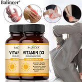 Vitamin D3 High Potency Supplement – Bone, Teeth, Muscle & Immune Support | Daily Sunshine Vitamin | 60 Capsules