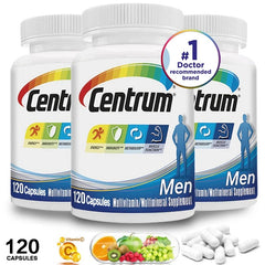 Centrum Multivitamin for Men – Energy & Metabolism Support, Muscle Health, Immune System & Antioxidant Vitamins & Minerals – Daily Men's Multivitamin Supplement