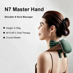 💆♂️ N7 Master Electric Neck & Shoulder Massager – Hot Compress, Deep Kneading Cervical Spine & Trapezius Relief Device | Pain & Tension Therapy