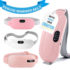 π Electric Heating Pad Menstrual Cramp Massager Belt β Hot Compress & Vibration Therapy for Period Pain Relief