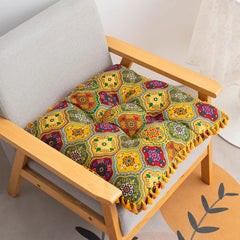 πͺΆ Boho Style Floor Pillow β 50cm (20β) Square Cushion for Meditation, Office, Living Room & Home Decor