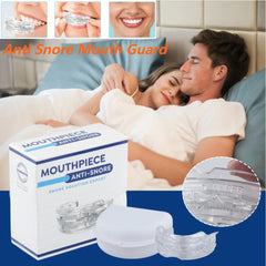 😴 Portable Anti-Snore Mouth Guard with Storage Box – Teeth Grinding Splint & Snoring Relief Device | Improves Sleep Quality & Breathing