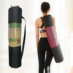 Breathable Mesh Yoga Mat Bag with Adjustable Strap – Lightweight Sports Mat Carrier for Yoga, Pilates & Gym