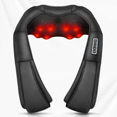 Shiatsu Back & Neck Massager with Heat | 4D Deep Kneading Electric Shoulder & Neck Massage Pillow | Relieves Muscle Pain & Stress