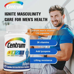 Centrum Multivitamin for Men – Energy & Metabolism Support, Muscle Health, Immune System & Antioxidant Vitamins & Minerals – Daily Men's Multivitamin Supplement