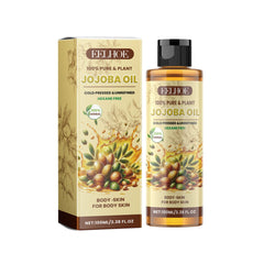 Jojoba Natural Essential Oil (100% Pure) – Moisturizing & Hydrating Body Massage Oil | Anti-Dryness Nourishing Skin Care Oil