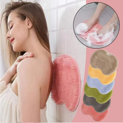Silicone Exfoliating Shower Massage Mat โ Non-Slip Body Scrubber & Foot Cleaner for Bathroom Spa Bathing
