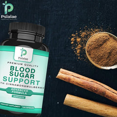 Blood Sugar Support Supplement – Vitamin C, Gymnema Sylvestre, Alpha Lipoic Acid, Cinnamon & Cayenne – Metabolism & Glucose Balance – 120 Capsules