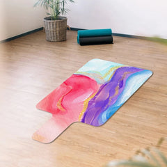 Pilates Reformer Cover – Non-Slip Sweat-Absorbent Yoga Mat for Reformer Machines | Portable Fitness & Balance Training Mat