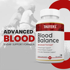 Blood Balance Supplement – Supports Healthy Blood Sugar, Blood Pressure & Glucose Metabolism – 120 Capsules