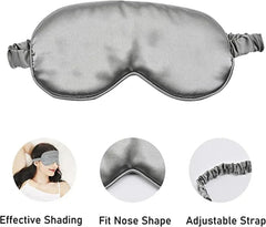 😴 Imitated Silk Sleep Eye Mask – Soft Eye Patch for Sleeping, Travel & Relaxation | Lightweight Eyeshade Cover for Men & Women