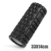 33cm Yoga Foam Roller – Deep Tissue Muscle Massage Roller for Back, Legs & Body Relaxation
