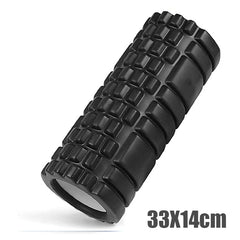 33cm Yoga Foam Roller – Deep Tissue Muscle Massage Roller for Back, Legs & Body Relaxation