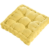 ð§ Meditation Floor Square Pillow â Thick Tufted Cushion Pad for Yoga, Floor Seating, Balcony, and Chair Seat Comfort