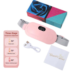 π Electric Heating Pad Menstrual Cramp Massager Belt β Hot Compress & Vibration Therapy for Period Pain Relief