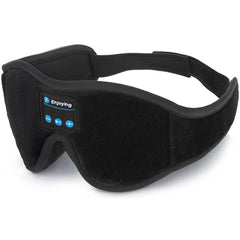 Bluetooth 3D Sleep Headphones Eye Mask – Ultra-Soft Music Sleep Mask with Built-In HD Speakers for Side Sleepers & Travel