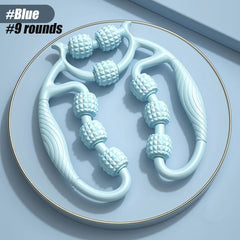 Handheld Deep Tissue Massage Roller – Trigger Point Muscle Roller for Neck, Thigh, Calf & Legs – Personal Myofascial Release Tool