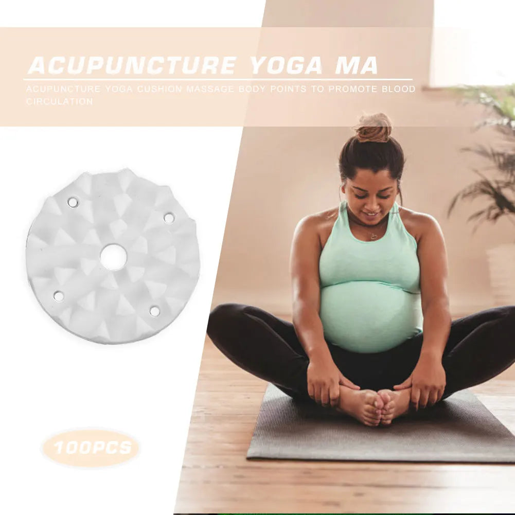 100PCS Acupressure Mat Accessories – Lotus Spikes for Yoga, Pilates & Massage Pads