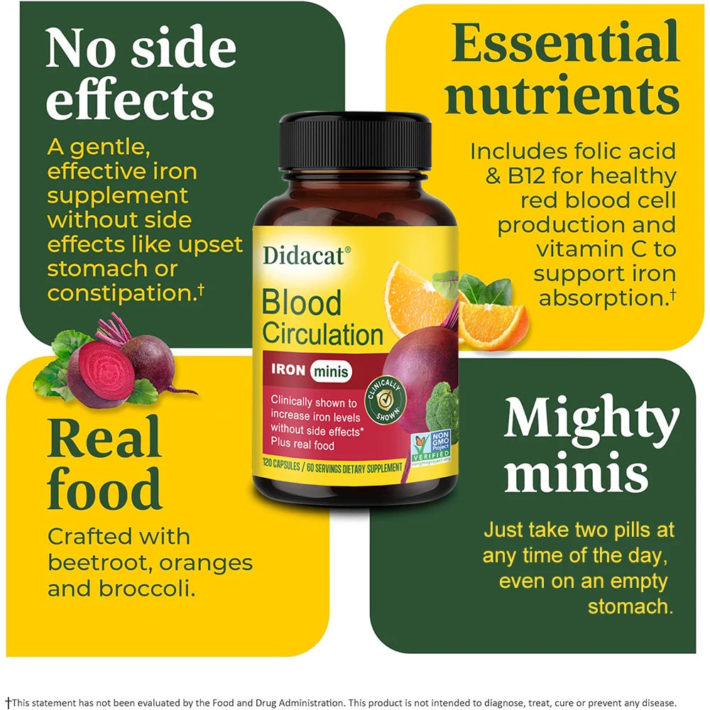 Beetroot Capsules – Blood Circulation & Nitric Oxide Support for Heart & Vein Health