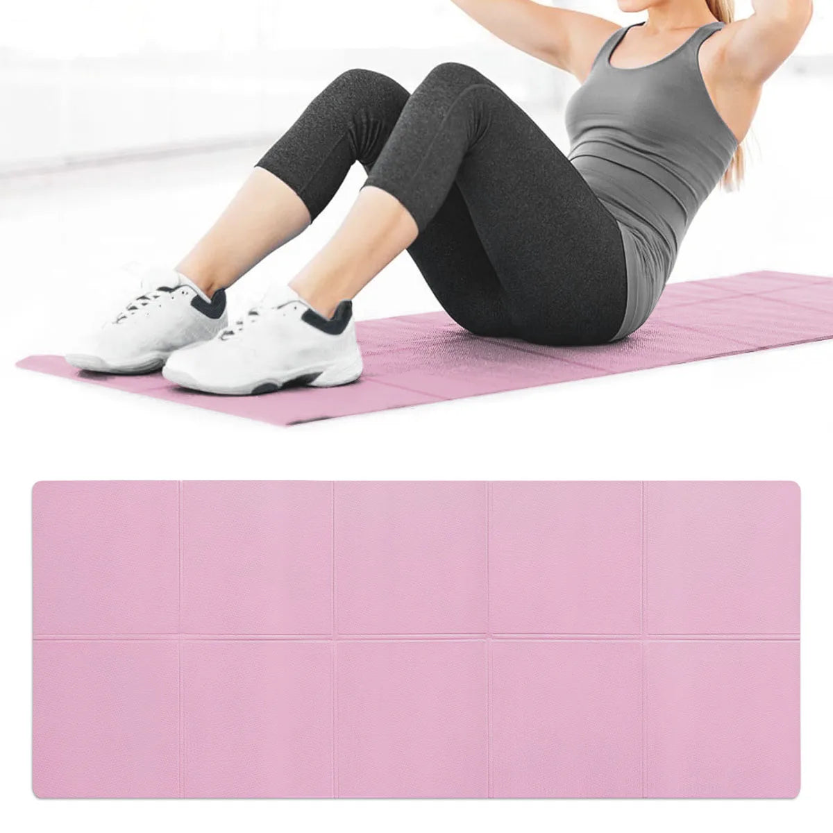 4MM EVA Yoga Mat – Lightweight, Anti-Slip & Durable for Yoga, Pilates & Fitness