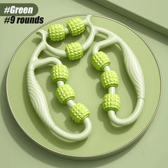 Handheld Deep Tissue Massage Roller – Trigger Point Muscle Roller for Neck, Thigh, Calf & Legs – Personal Myofascial Release Tool