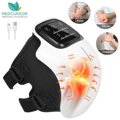 🦵 Medcursor Electric Heated Knee Massager – Wireless Hot Compress & Vibration Therapy for Knee Pain Relief