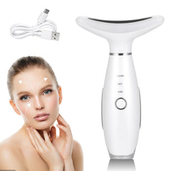 LED Photon Neck & Face Lifting Massager – Heating Skin Tightening Device, Double Chin Reducer & Anti-Wrinkle Neck Care Tool