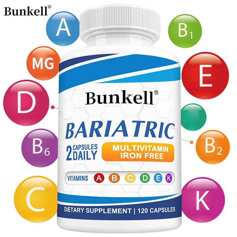 Multivitamin with Iron – Weight Management, Fat Burning & Metabolism Support | Daily Vitamin & Mineral Supplement – 120 Capsules