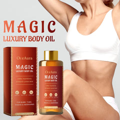 OCEAURA Magic Luxury Body Oil – Deep Moisturizing Body Nourishing Oil for Dry Skin, Silky Glow Hydration (3.38 oz)