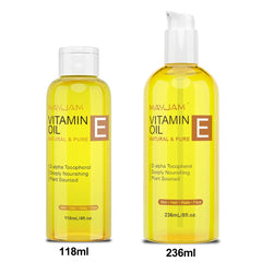 MAYJAM Vitamin E Oil — Pure Natural Essence Oil for Face, Body & Hair | Deep Moisturizing & Brightening | Spa-Grade Skin Care (118 ml / 236 ml)