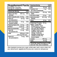 Men’s Multivitamin Gummies – Energy, Muscle & Immune Support | Daily Vitamin Supplement | 60 Gummies