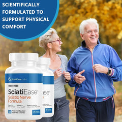 Sciatic Nerve Support Supplement with PEA, Vitamin B Complex & Alpha Lipoic Acid – Nerve Health, Muscle & Joint Comfort, Sleep & Overall Wellness – 60 Capsules