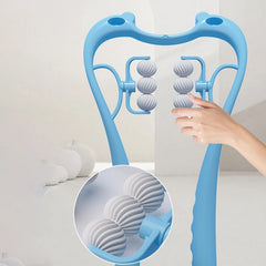 Dual Trigger Point Neck & Shoulder Massager – Self-Massage Roller for Deep Tissue Tension Relief