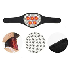 Tourmaline Magnetic Therapy Neck Massager – Infrared Self-Heating Cervical Support for Neck Pain Relief