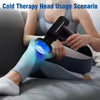 Hot & Cold Therapy Massage Gun – Professional Deep Tissue Muscle Massager, 6 Speeds, 6 Heads for Body, Back, Neck & Legs