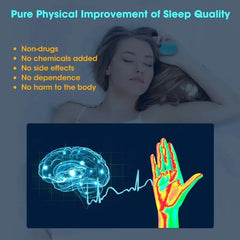 Intelligent Portable Sleep Assistant – Handheld Mini Hypnosis Device with Soothing Audio & Microcurrent Relaxation | USB Rechargeable
