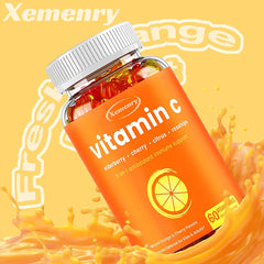 Vitamin C Gummies – Immune Support, Skin Brightening & Antioxidant Protection – 60 Gummies