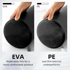 18" x 6" High-Density Foam Roller – Deep Tissue Muscle Massage Roller for Back, Yoga, Pilates & Full Body Stretching