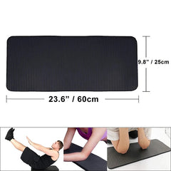 1.5cm Thick Yoga Knee Pad – Non-Slip Foam Cushion for Knees, Elbows & Wrists | Pilates, Planks & Floor Workout Support (60×25cm)
