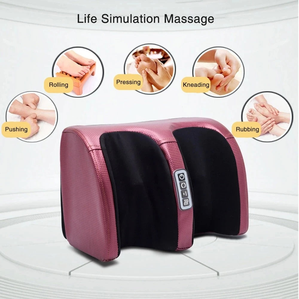 Electric Foot Massager – Shiatsu Kneading with Heat, Deep Tissue & Calf Pain Relief