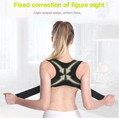 🩺 Adjustable Posture Corrector – Medical Back Brace & Shoulder Support for Spine Alignment and Humpback Prevention