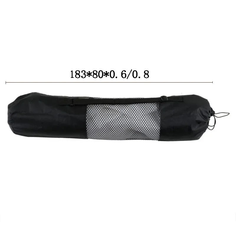 Breathable Mesh Yoga Mat Bag with Adjustable Strap – Lightweight Pilates & Fitness Mat Carrier