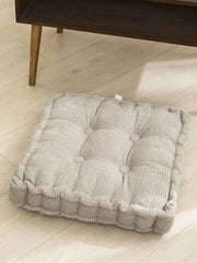 🪷 Degrees of Comfort Meditation Floor Pillow – Large Square Tufted Cushion for Floor Seating, Yoga, Reading & Relaxation
