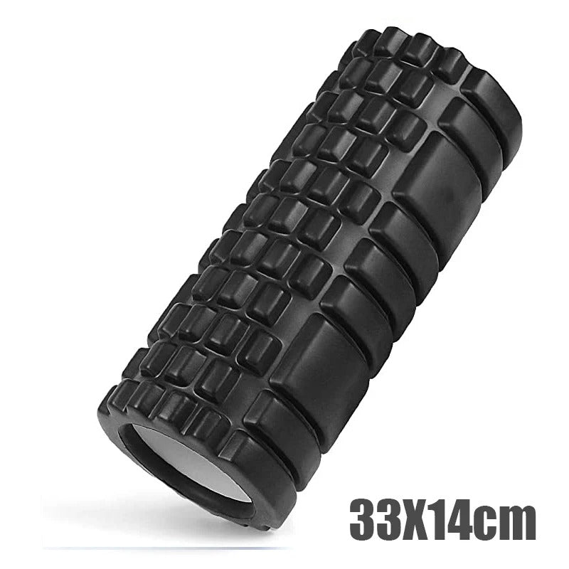 33cm Yoga Foam Roller – Deep Tissue Muscle Massage Roller for Back, Legs & Body Relaxation