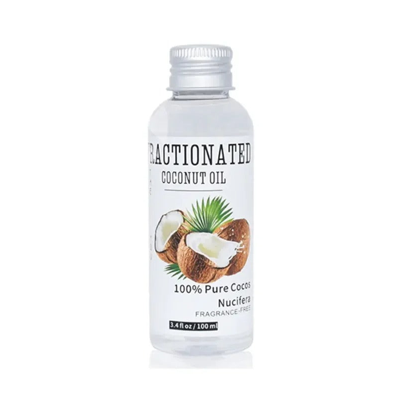 🌿 Natural Organic Coconut & Castor Oil – 100% Pure Moisturizing Essential Oil for Body, Face & Hair | Deep Relaxation Massage Oil (100ml)